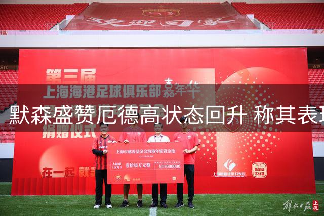 默森盛赞厄德高状态回升 称其表现堪比亿元级引援